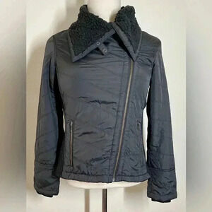 Prana Jacket | Black w/asymetrical Zip Front | Women’s Medium